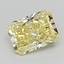 0.96 Ct. Fancy  Yellow Radiant Lab Grown Diamond