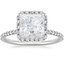 18K White Gold Waverly Halo Diamond Ring (1/2 ct. tw.), smalltop view