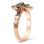 The Nenet Ring, smalltop view on a hand