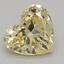 1.09 Ct. Fancy Yellow Heart Lab Grown Diamond