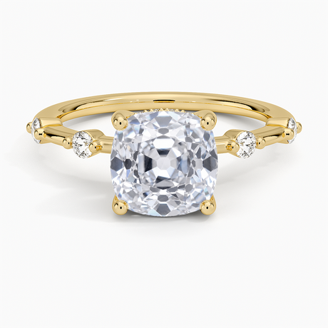 Aimee Solitaire with Hidden Halo Diamond Ring