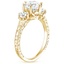 18K Yellow Gold Hudson Engraved Three Stone Diamond Ring (1/3 ct. tw.), smallside view