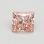 1.68 Ct. Fancy Intense Pink Princess Lab Grown Diamond