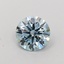 1.04 Ct. Fancy Vivid  Blue Round Lab Grown Diamond