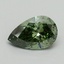 1.00 Ct. Fancy Vivid Green Pear Lab Grown Diamond