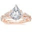 14K Rose Gold Luxe Secret Garden Diamond Ring (3/4 ct. tw.), smalltop view