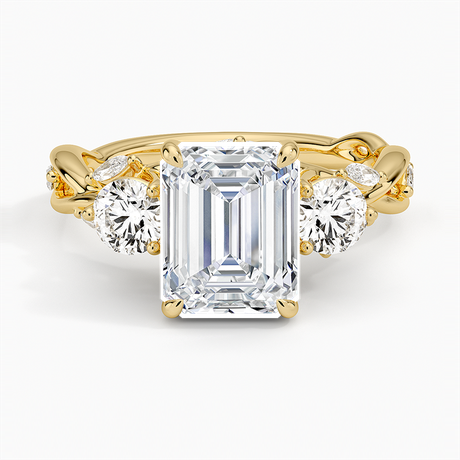 Secret Garden Three Stone Diamond Ring