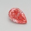 0.72 Ct. Fancy Vivid Pink Pear Lab Grown Diamond