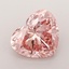 3.50 Ct. Fancy Vivid  Pink Heart Lab Grown Diamond