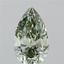 2.65 Ct. Fancy Vivid Green Pear Lab Grown Diamond