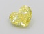 1.01 Ct. Fancy Vivid Yellow Heart Lab Grown Diamond
