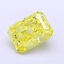 1.51 Ct. Fancy Vivid Yellow Radiant Lab Grown Diamond
