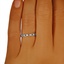 The Ruthena Ring, smalltop view on a hand