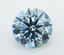 2.01 Ct. Fancy Vivid  Blue Round Lab Grown Diamond
