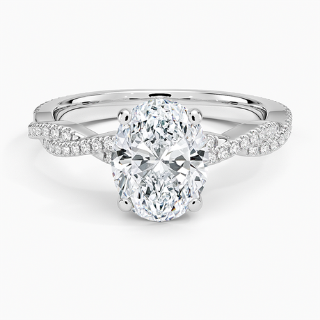 Scalloped Engagement Ring