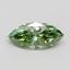 1.00 Ct. Fancy Vivid Green Marquise Lab Grown Diamond