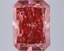 7.54 Ct. Fancy Vivid  Red Radiant Lab Grown Diamond