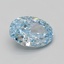 4.02 Ct. Fancy Vivid Blue Oval Lab Grown Diamond