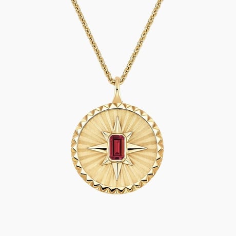Star Lab Ruby Medallion Necklace