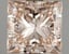 3.00 Ct. Fancy Orange Pink Princess Lab Grown Diamond