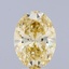 2.79 Ct. Fancy Intense  Yellow Oval Lab Grown Diamond
