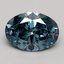 2.05 Ct. Fancy Vivid Blue Oval Lab Grown Diamond