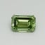 0.38 Ct. Fancy Vivid Green Emerald Lab Grown Diamond