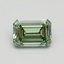 1.02 Ct. Fancy Intense Pacific Green Emerald Lab Grown Diamond