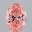 2.10 Ct. Fancy Vivid Pink Oval Lab Grown Diamond