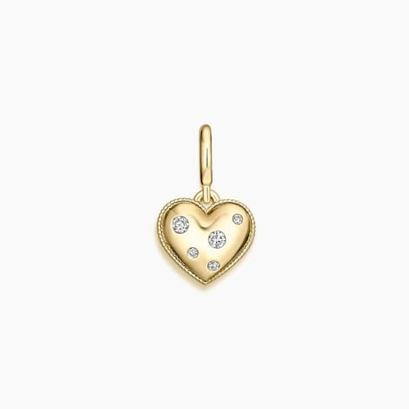 Heart Diamond Charm