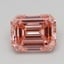 5.44 Ct. Fancy Vivid  Pink Emerald Lab Grown Diamond