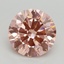 2.12 Ct. Fancy Intense Pink Round Lab Grown Diamond