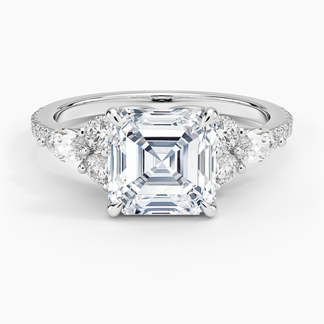 Luxe Marquise and Round Diamond Setting