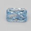 4.07 Ct. Fancy Vivid Blue Radiant Lab Grown Diamond