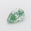 1.52 Ct. Fancy Vivid Green Pear Lab Grown Diamond