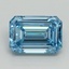 4.18 Ct. Fancy Vivid Blue Emerald Lab Grown Diamond
