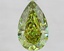 2.49 Ct. Fancy Vivid Green Pear Lab Grown Diamond