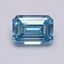 5.06 Ct. Fancy Intense Blue Emerald Lab Grown Diamond