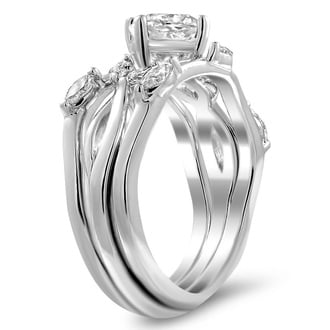 Custom Luxe Woven Vine Bridal Set