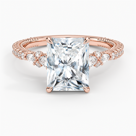 Floral Cluster Diamond Ring