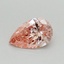 0.44 Ct. Fancy Vivid Pink Pear Lab Grown Diamond