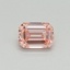 0.35 Ct. Fancy Intense Pink Emerald Lab Grown Diamond