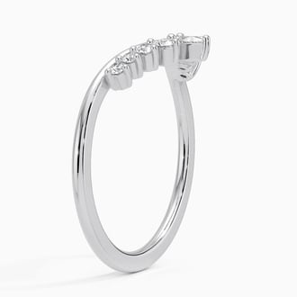 Veronika Diamond Ring in 18K White Gold