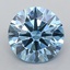 2.50 Ct. Fancy Vivid  Blue Round Lab Grown Diamond