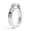 Celtic Weave Alternating Diamond Ring, smallside view