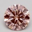 3.02 Ct. Fancy Intense Pink Round Lab Grown Diamond