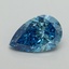 3.16 Ct. Fancy Vivid Blue Pear Lab Grown Diamond