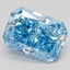 5.00 Ct. Fancy Vivid Blue Radiant Lab Grown Diamond