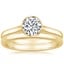 18K Yellow Gold Luna Bridal Set