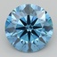 2.73 Ct. Fancy Vivid  Blue Round Lab Grown Diamond